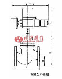 ZAZP電動單座調節閥結構圖