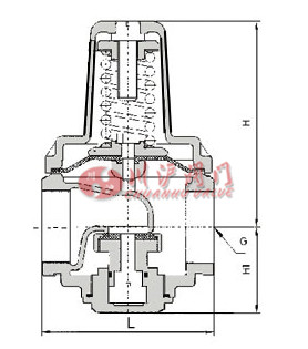 黃銅支管減壓閥結構圖