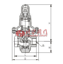 加大薄膜型高靈敏度減壓閥結構圖