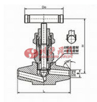 J61Y焊接針型閥結構圖