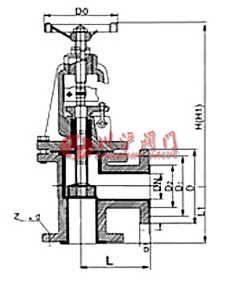 角式截止閥結構圖