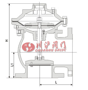 角式快開排泥閥結構圖