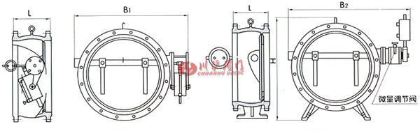 蝶式緩沖止回閥結構圖