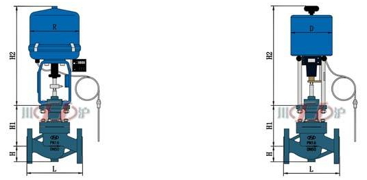 電動溫度調節閥結構圖