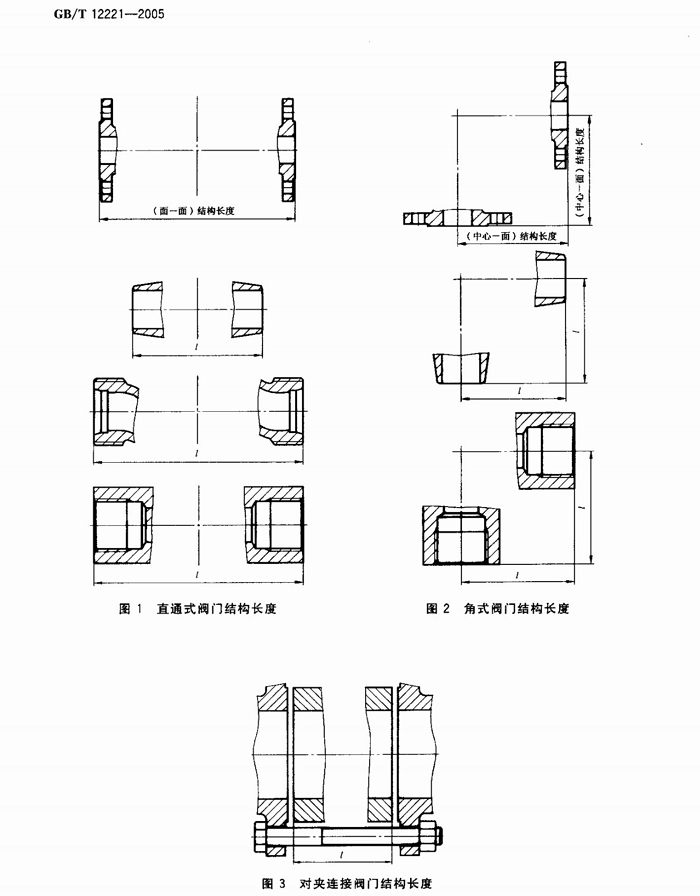 金屬閥門結構長度